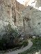 Cliffs above